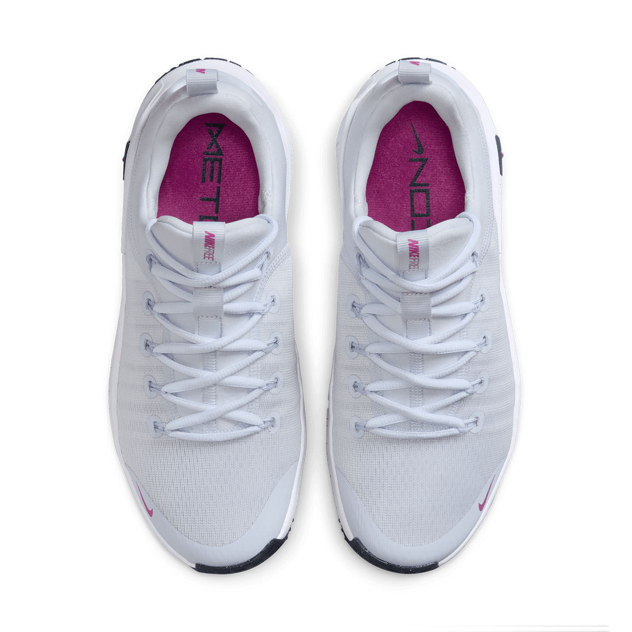 Nike free grey pink best sale